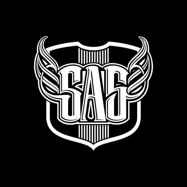 Sean Anthony Sullivan "SAS" shield logo.